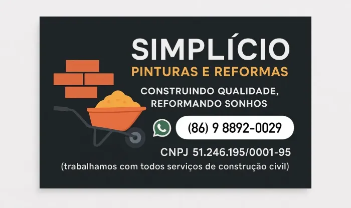Trabalhamos com Pinturas&Reformas