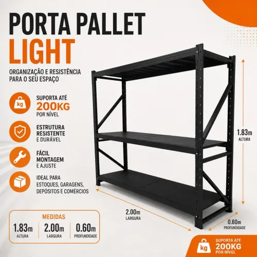PORTA PALLET 1.83x2.00 LOJA IKONOFFICE 