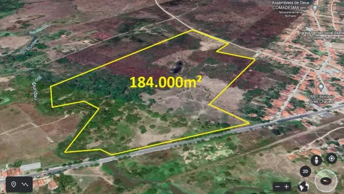 Terreno em Tururu - Venda e Aluguel