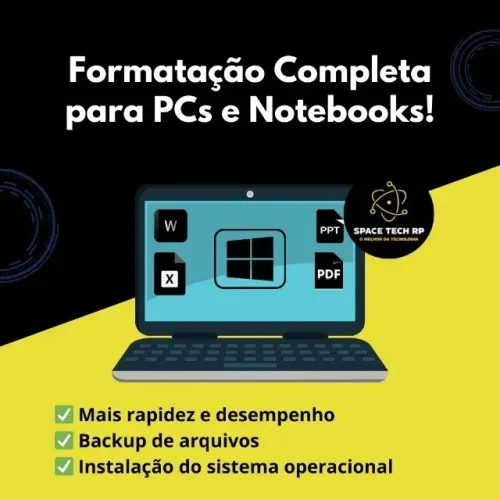 Formatação Completa para Computadores e Notebooks - Rápida e Segura!