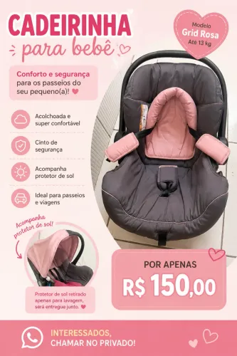Vendo bebê conforto