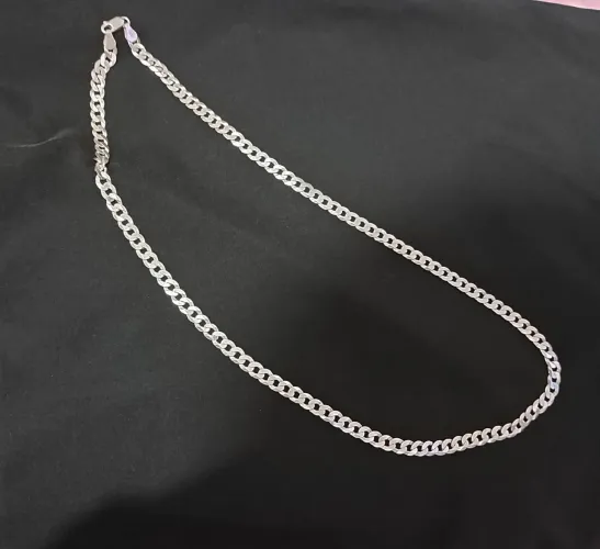 Corrente masculina prata 925