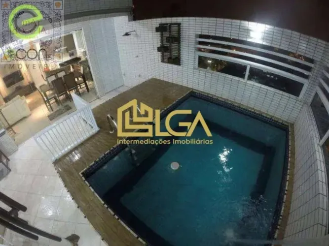 Venda Apartamento Santos SP - mAr dOce lAr Cobertura Duplex 180m2 com piscina privativa na