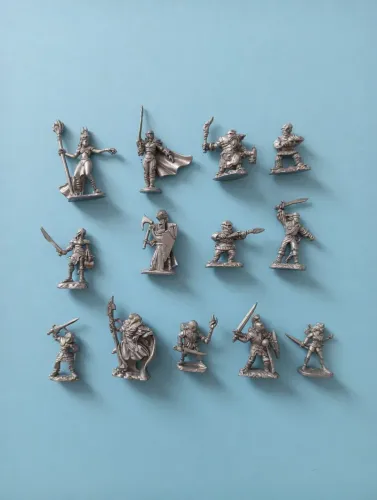 Miniaturas Dungeons and Dragons Metalizadas
