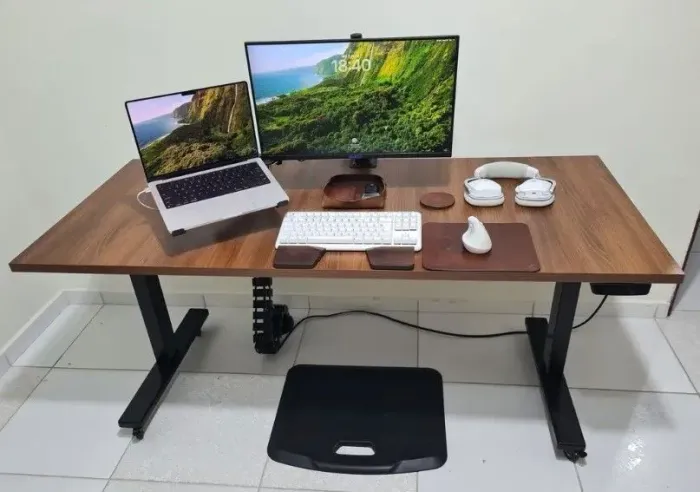 Mesa Elétrica Slikdesk Lift + Acessórios
