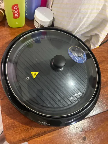 Top Grill Britânia Preto 1200w Novo 220v