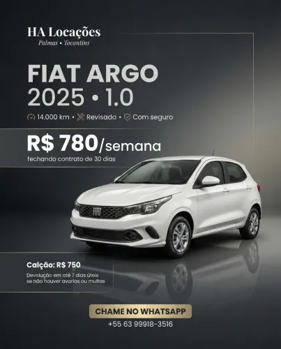 Fiat Argo Drive 1.0 6V Flex 2026