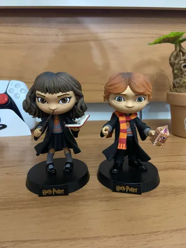 2 Minicos saga Harry Potter: Ron Wesley e Hermione, Action figure Iron Studios 
