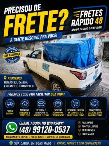 FRETE NO SUL DA ILHA Whats *