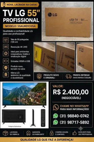 Vende se uma televisão Nova