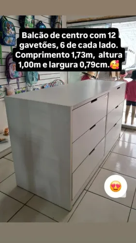 Balcão de centro de loja
