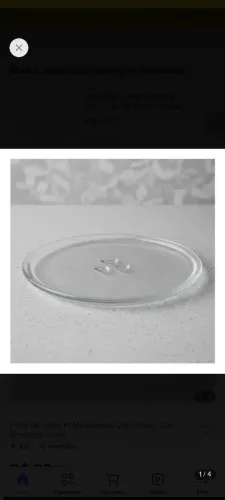 Prato para microondas Brastemp
