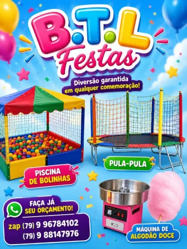 Locação de brinquedos