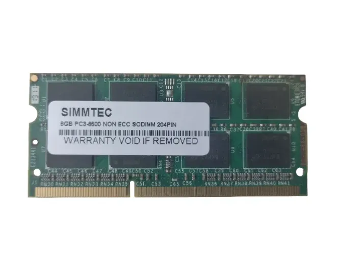PENTE DE MEMÓRIA RAM NOTEBOOK SIMMTEC 8GB DDR3 1066MHZ