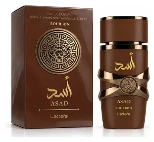 Perfume Asad Bourbon original Lattafa - pouco usado - Frasco 100 ml