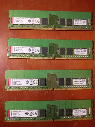 KIT 64GB RAM KINGSTON DDR4 ECC (4x16GB) - EXCLUSIVO PARA SERVIDORES / WORKSTATIONS!
