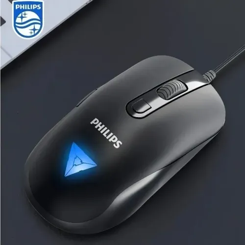 Mouse Gamer Philips M223 6400dpi Rgb 6 Botones Spk7223B ( Original )