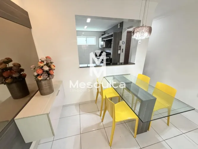 Apartamento mobiliado com 02 quartos, 66m² para alugar no Jardim Oceania. Próximo do Parqu