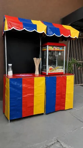 Aluguel de barraquinha de pipoca e algodão doce e pula pula 