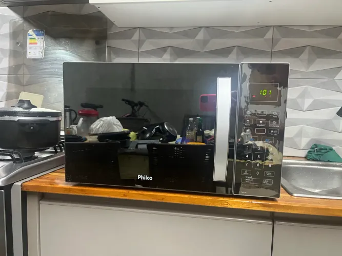 Microondas philco inox 31 litros