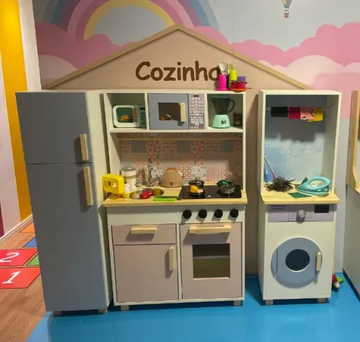 cenografia briquedo para quarto mini cozinha