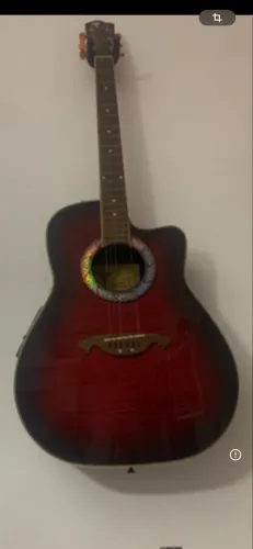 Violao eagle ch 306 burst vermelho