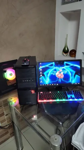 Pc intel Core i3, Memória 10 Gb, Monitor 19 Pol, HD 500 Gb, Bem Rápido, Bom Desempenho.