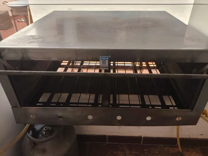Forno industrial gás Tedesco FB900L 1,30m x 0,93m x 0,17m