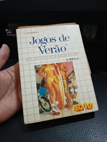 Jogos de Verão - Master System ** COMPLETO ** Versão Caixa Papelão
