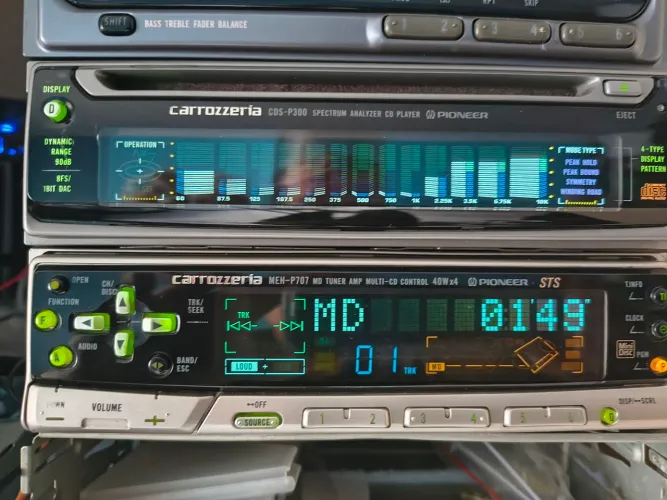 Pioneer carrozzeria cds p300 mais Meh p707