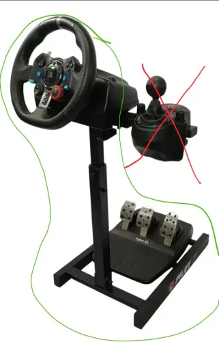 Volante Logitech G29 com pedais e suporte 