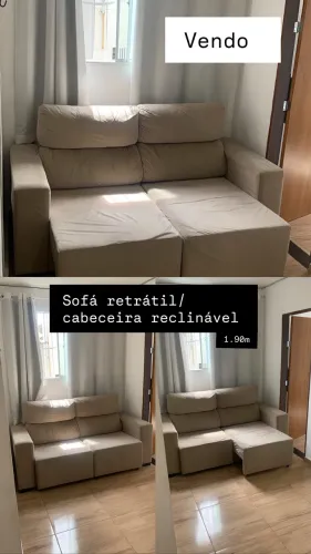 Sofá retrátil / cabeceira reclinável 