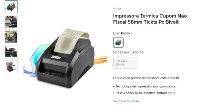 Impressora de comanda 