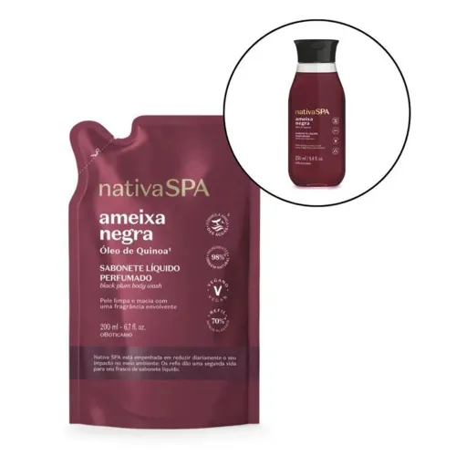 Refil sabonete líquido ameixa negra