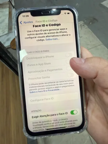 iPhone 12 64GB Preto - Oportunidade Única! R$ 1.000,00