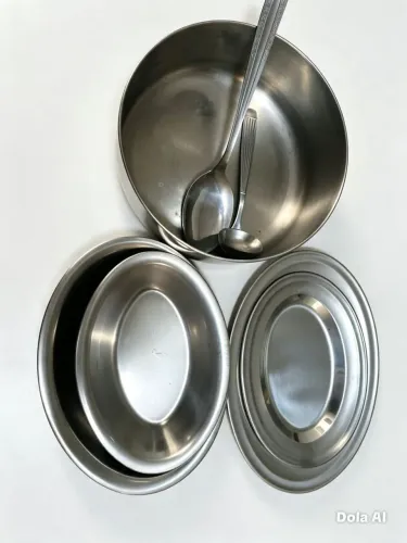 Jogo de baixelas de inox 7 peças
