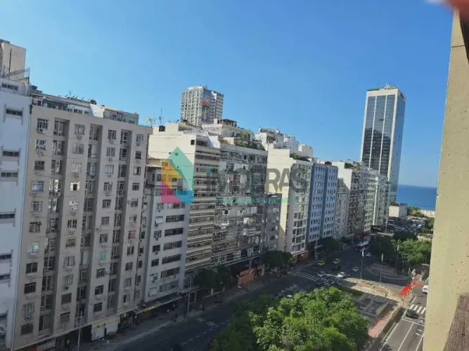 Sala comercial com vista lateral mar à venda em Copacabana
