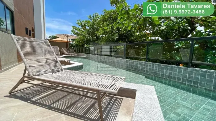 Flat à venda em Porto de Galinhas  Porteira Fechada  100m do Mar
