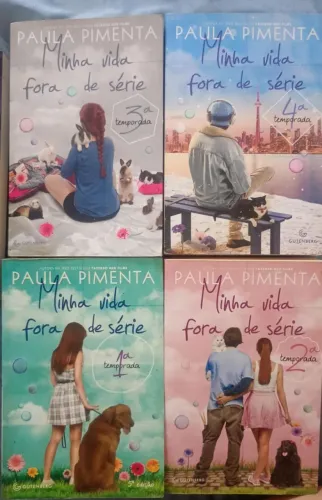 Minha vida fora de série, 4 livros da temporada.