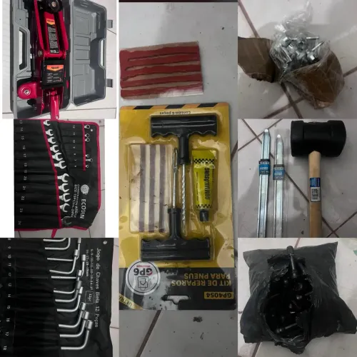 Kit Borracharia completa, tudo novo só no ponto de trabalhar.