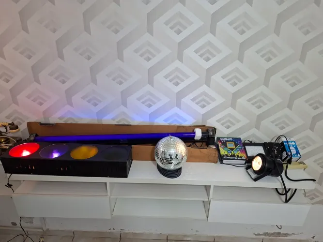 KIT ILUMINAÇÃO PARA FESTAS - COMPLETO - PRONTO PARA USAR