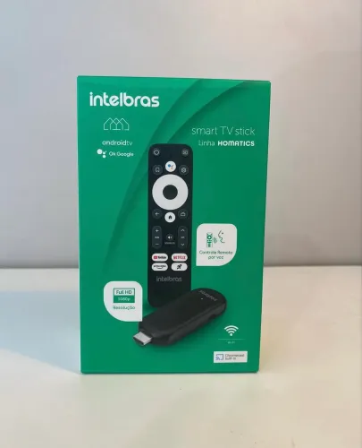 TV Stick Transforma SmarTv FHD 8GB com Google Assistente e Google Cast