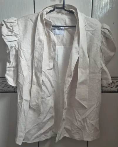 Blazer de linho Lança Perfume original