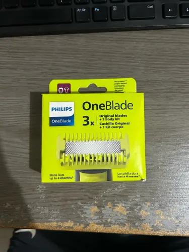 Kit Laminas Oneblade Philips Face+body 3 Unidades - Qp630/51
