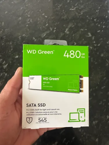 SSD WD Green Nvme, 480GB, M.2, Leitura: 545MB/s, Preto - WDS480G3G0B