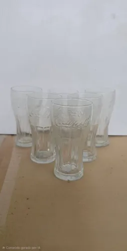 Copo Coca-Cola contuor 300ml 6 unid