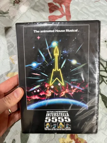 DVD animação Daft Punk Interstella 5555 lacrado novo