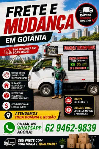 Frete e Mudança caminhão HR Baú fechado 