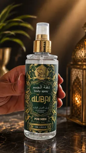Body Splash Árabe 200ml Perfume Masculino de Luxo
