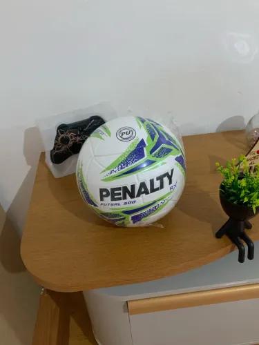 Bola De Futsal Penalty Rx 500 Xxvi Selo Cbfs Branco-verde-azul